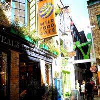 Entrance at Wild Food Cafe in London