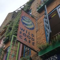 Outside at Wild Food Cafe in London