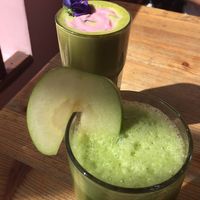Delicious juices with mysterious ingredients that don’t seem like they should work, but really do! at Wild Food Cafe in London