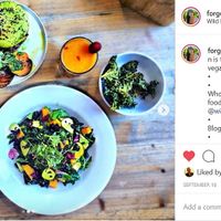 Menu sampling! at Wild Food Cafe in London