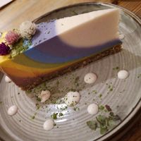 Rainbow Cheescake at Wild Food Cafe in London