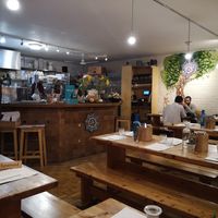 Inside at Wild Food Cafe in London