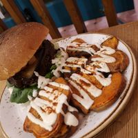 Samurai Burger at Wild Food Cafe in London