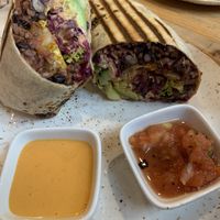 Cosmic Burrito Wrap 💫 at Wild Food Cafe in London