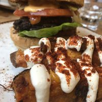 Classic Wild Burguer w/ sweet potatoes 🍠 🍔  at Wild Food Cafe in London