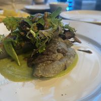 Mushroom Empanadas. The sauces 🤌🏼  at The Adelitas Mexican Restaurant in Chicago