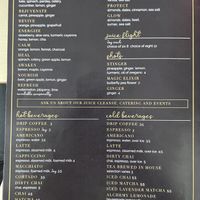 Menu page 3  at Alchemy Juice Co & Market in West Palm Beach