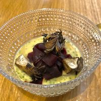 Beetroot, best I’ve ever had   at Olive Tree Restaurant in Bath