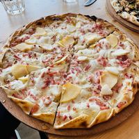 Apple with lardons  at L'alsacien in Dijon