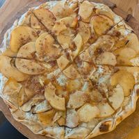 Sweet Flammkuchen at L'alsacien in Dijon