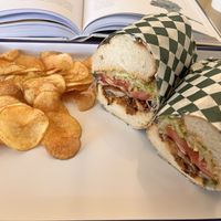 Mushroom Po Boy  at Golden Goods Sandwich & Bake Shop in Hood River