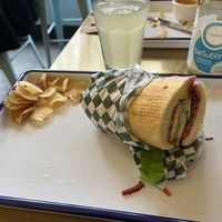 Tofu bahn mi half  at Golden Goods Sandwich & Bake Shop in Hood River