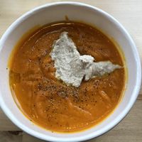 Carrot soup  at Golden Goods Sandwich & Bake Shop in Hood River