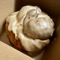 Maple bun - YUM  at Golden Goods Sandwich & Bake Shop in Hood River