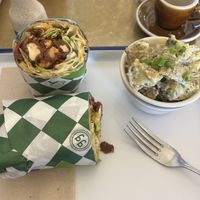 Cauli buffalo wrap  at Golden Goods Sandwich & Bake Shop in Hood River