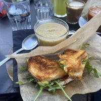 Parsnip soup   at Photo Book Café in London
