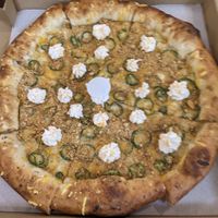 Jalapeno popper pizza at Squatcho's in Rochester