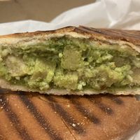 Special: chicken basil mozz panini   at Squatcho's in Rochester