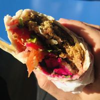   at Falafel Tayba in Istanbul