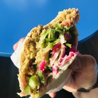   at Falafel Tayba in Istanbul