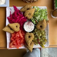   at Falafel Tayba in Istanbul