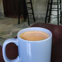 Thai tea at Habitat Bar & Veg Restaurant in Koh Lanta