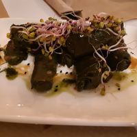 Dolma with a soy yoghourt-based sauce at Anita Giro in Valencia
