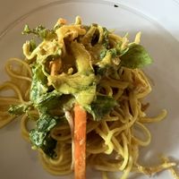 Laksa (only a bit of it)   at Green Mantis in New Delhi