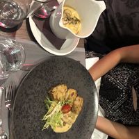 Gebratene Knödel mit Pilzsoße   at Das Schaffers in Bad Mergentheim