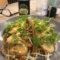 Vegan palm heart tacos   at Common Grounds in Dubai