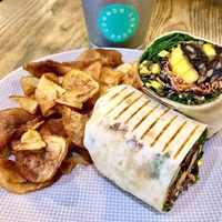 Hoisin mushroom wrap at Common Grounds in Dubai