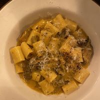 Squash rigatoni carbonara   at Donna Jean - Sherman Oaks in Sherman Oaks