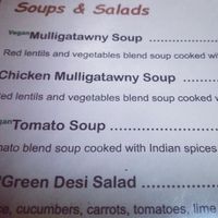 Vegan  at Zeera Indian Cuisine in North Palm Beach