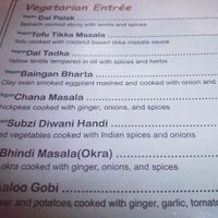 Vegan  at Zeera Indian Cuisine in North Palm Beach