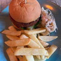 House vegan burger at The Mayflower in South East London