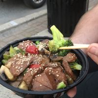 Sesame chicken gf at Pure City in Pine Bush