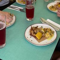 Tempura mushrooms with cornflake mayo and pickled sweetcorn  at Pickles - Solférino in Lille
