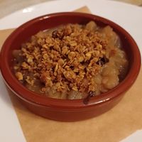 Pear choc crumble at Pickles - Solférino in Lille