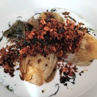 Pak choi in coconut cream at Pickles - Solférino in Lille