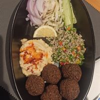 Falafel bowl at Fez & Friends in Fes