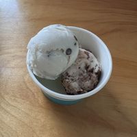 Mint chocolate chip and bulldog tracks   at The Hop - Haywood in Asheville