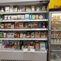 Refrigerated section at Bio Peter in Frick