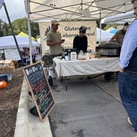 GF and Vegan Lebanese wraps  at West Asheville Tailgate Market in Asheville