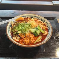  Spicy Tan Tan with soy meat  at Marugame Udon in Honolulu