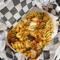 Kimchi Mac and cheese  at The Dirty V in Apex