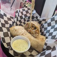 Breakfast burrito at The Dirty V in Raleigh