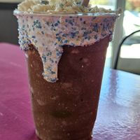 Milkshake (cookie dough, not sure the name) at The Dirty V in Apex