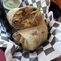 Breakfast burrito  at The Dirty V in Apex
