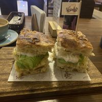 Vegan sandwich   at La Chuta in Aguas Calientes