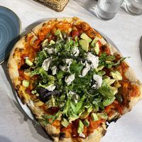 Loved the pizza  at La Chuta in Aguas Calientes